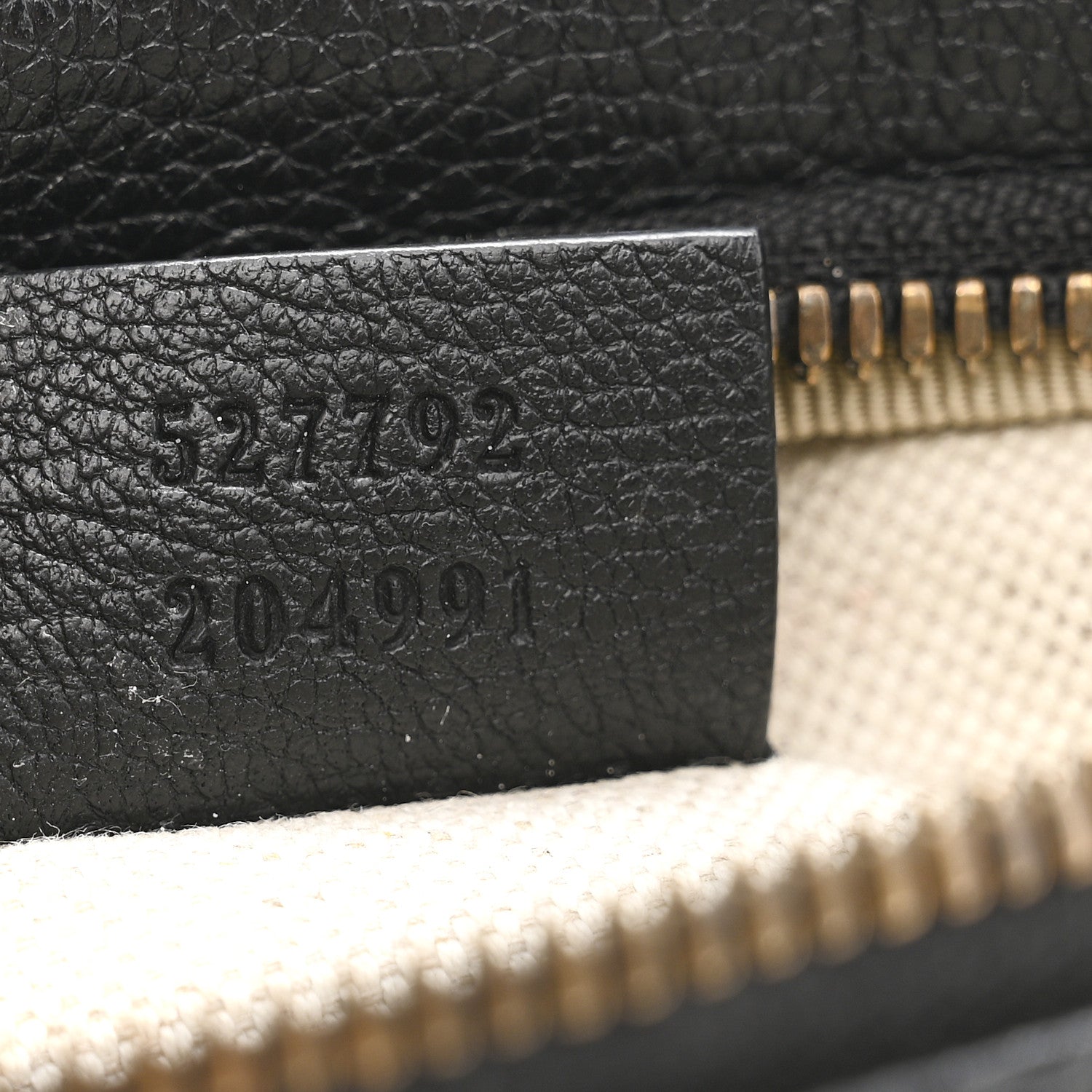 Gucci Grained Calfskin Small Logo Belt Bag Black 7 of 11