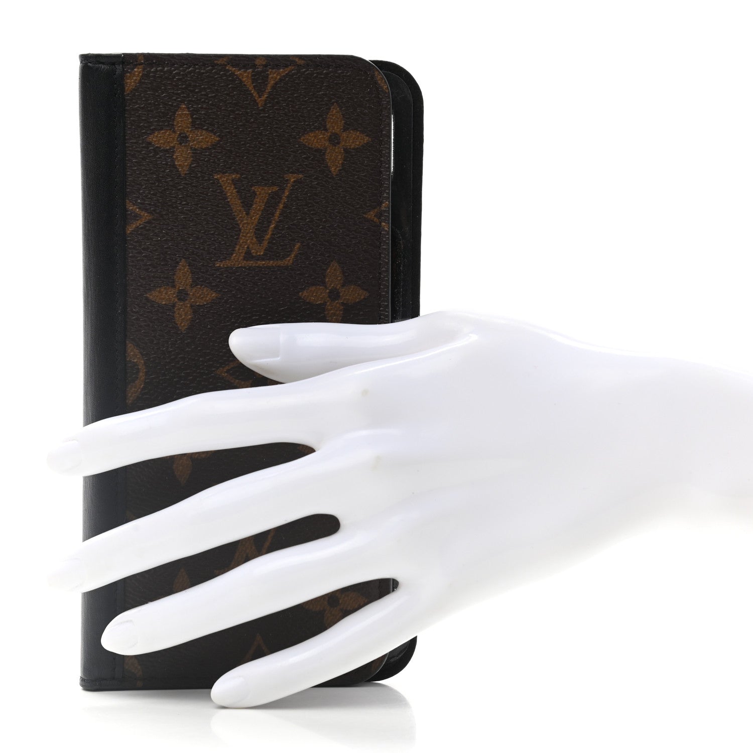 Louis Vuitton Monogram iPhone XS Max Folio Case Black 2 of 7