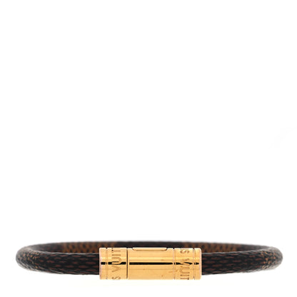 Louis Vuitton Damier Ebene Keep It Bracelet 17 1 of 5