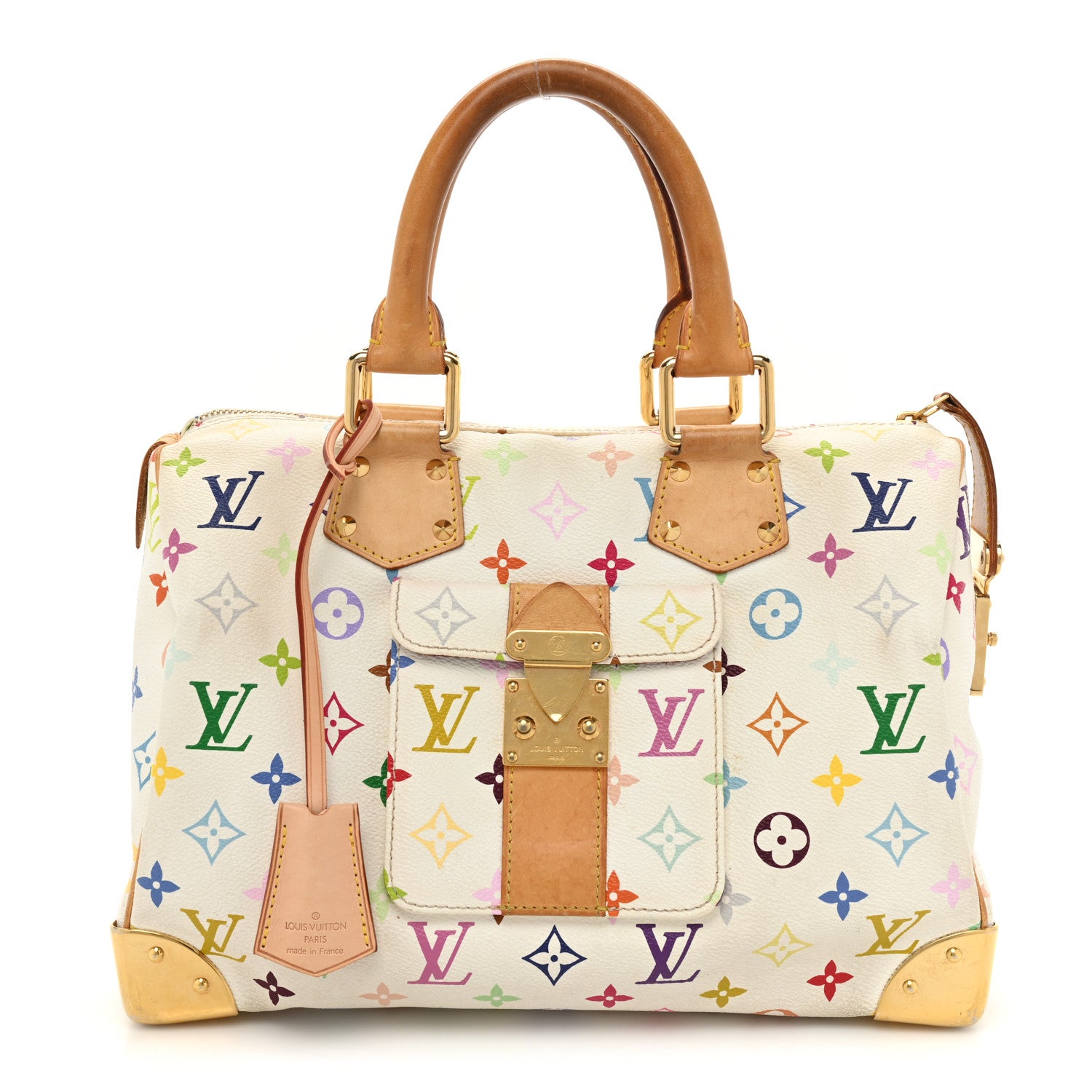 Louis Vuitton Monogram Multicolor Speedy 30 White 1 of 15