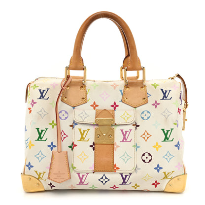 Louis Vuitton Monogram Multicolor Speedy 30 White 1 of 15