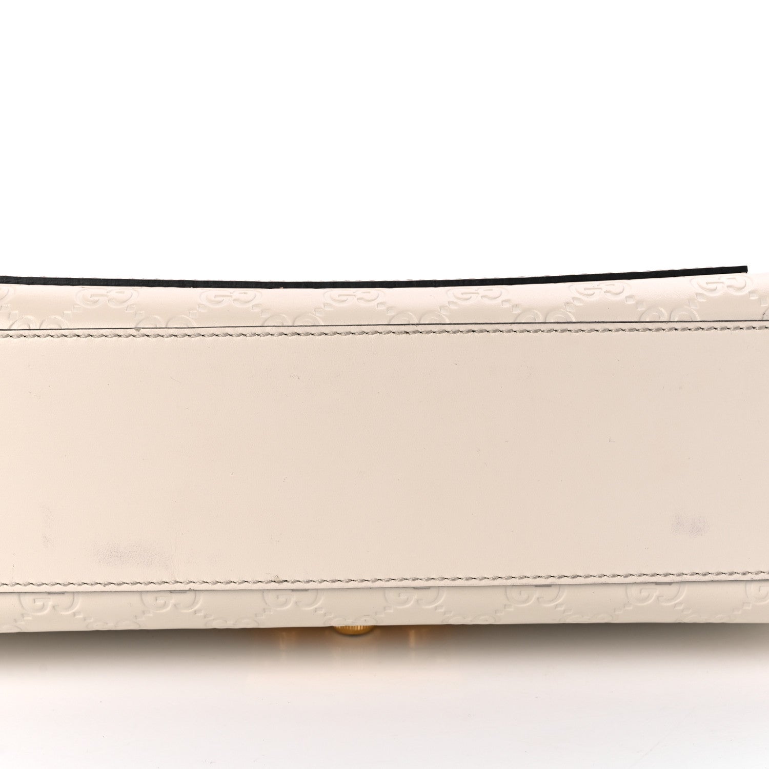 Gucci Guccissima Medium Padlock Shoulder Bag Mystic White 13 of 18