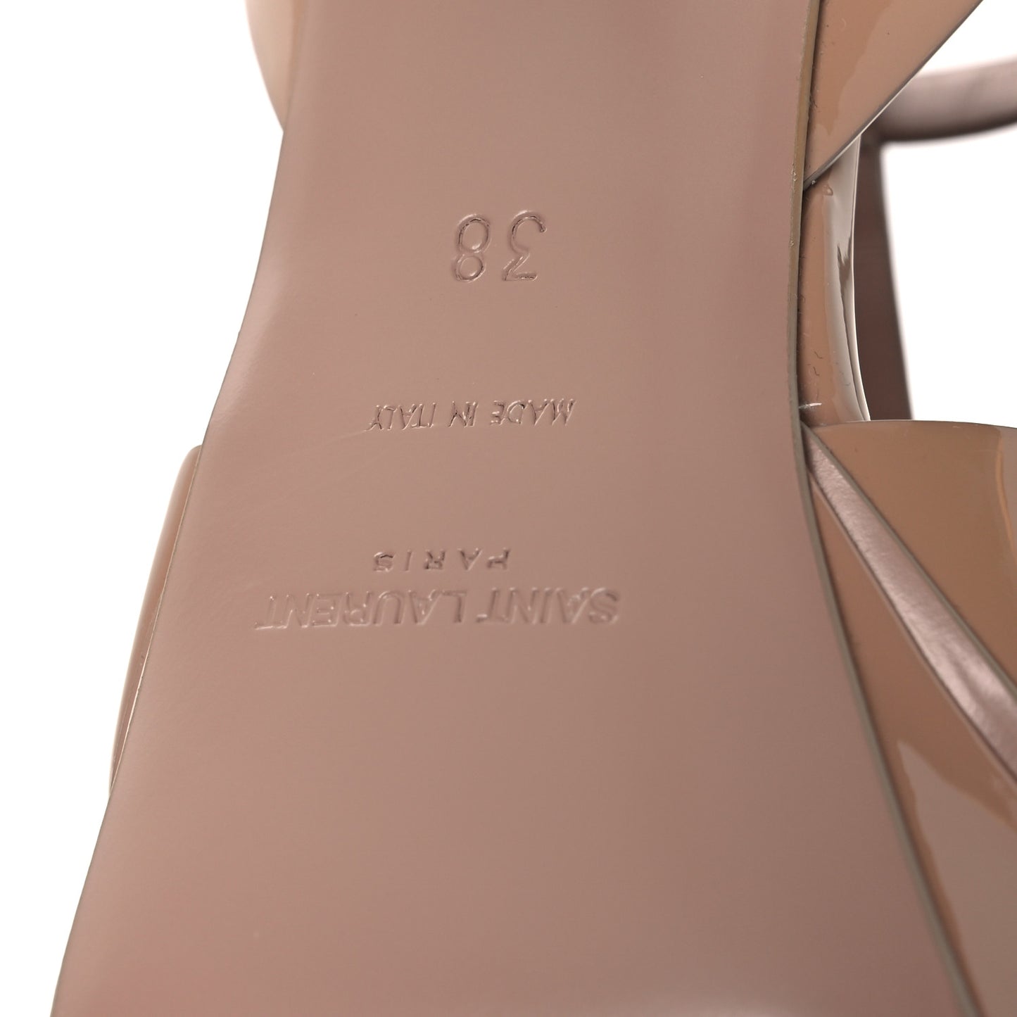 Patent Tribute 75 Platform Sandals 38 Nude