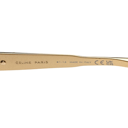 Celine Metal Triomphe 01 Sunglasses CL40235U Gold Green 6 of 7