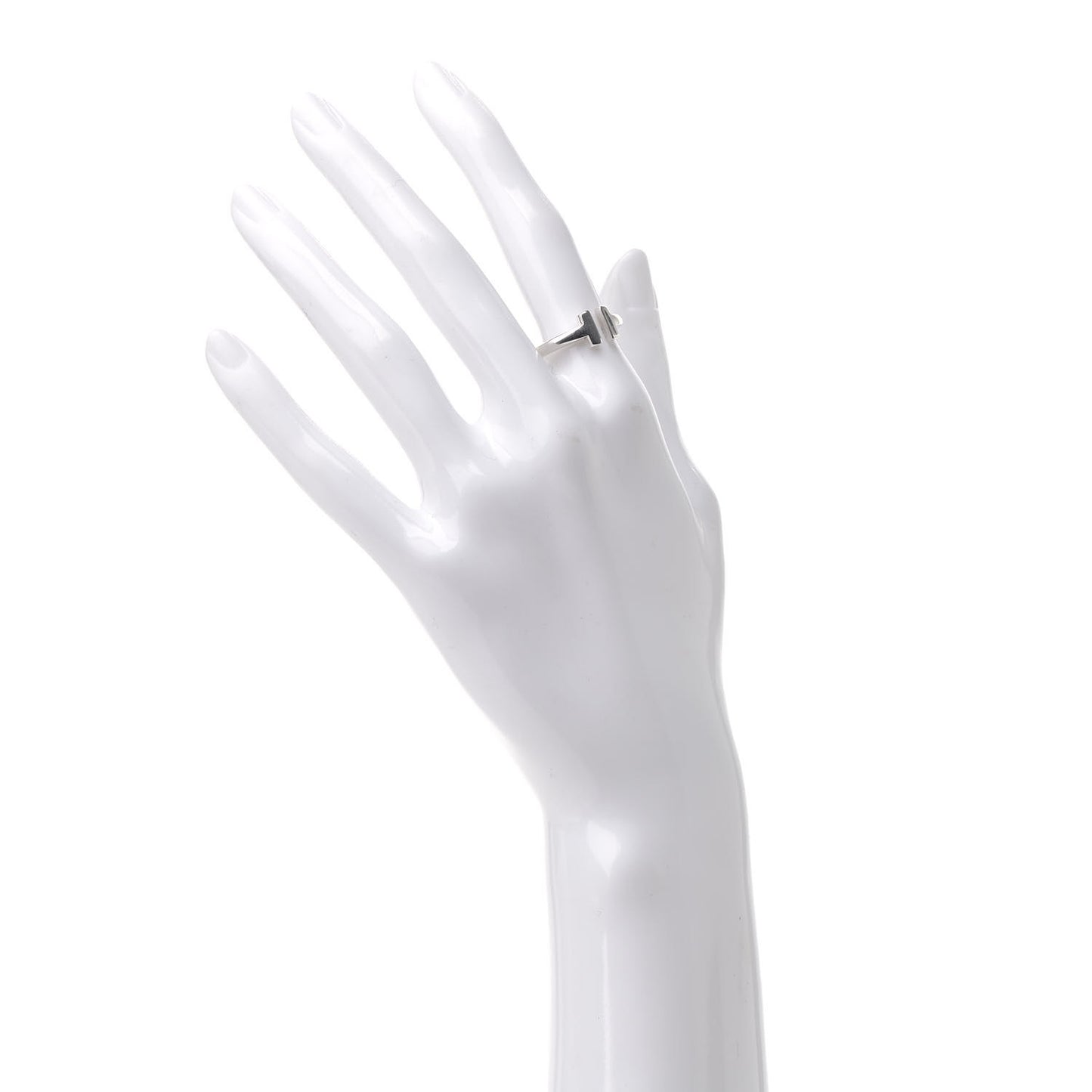 Sterling Silver T Square Ring 52 6
