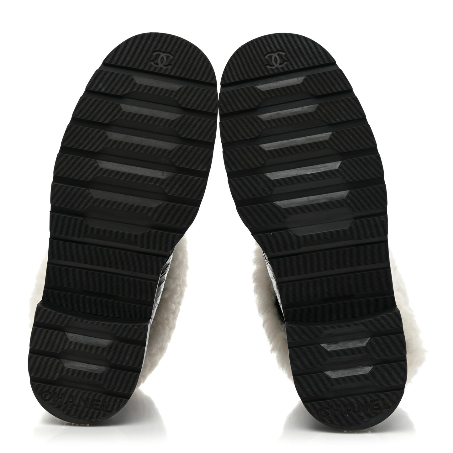 Lambskin Shearling Short Boots 40 Black