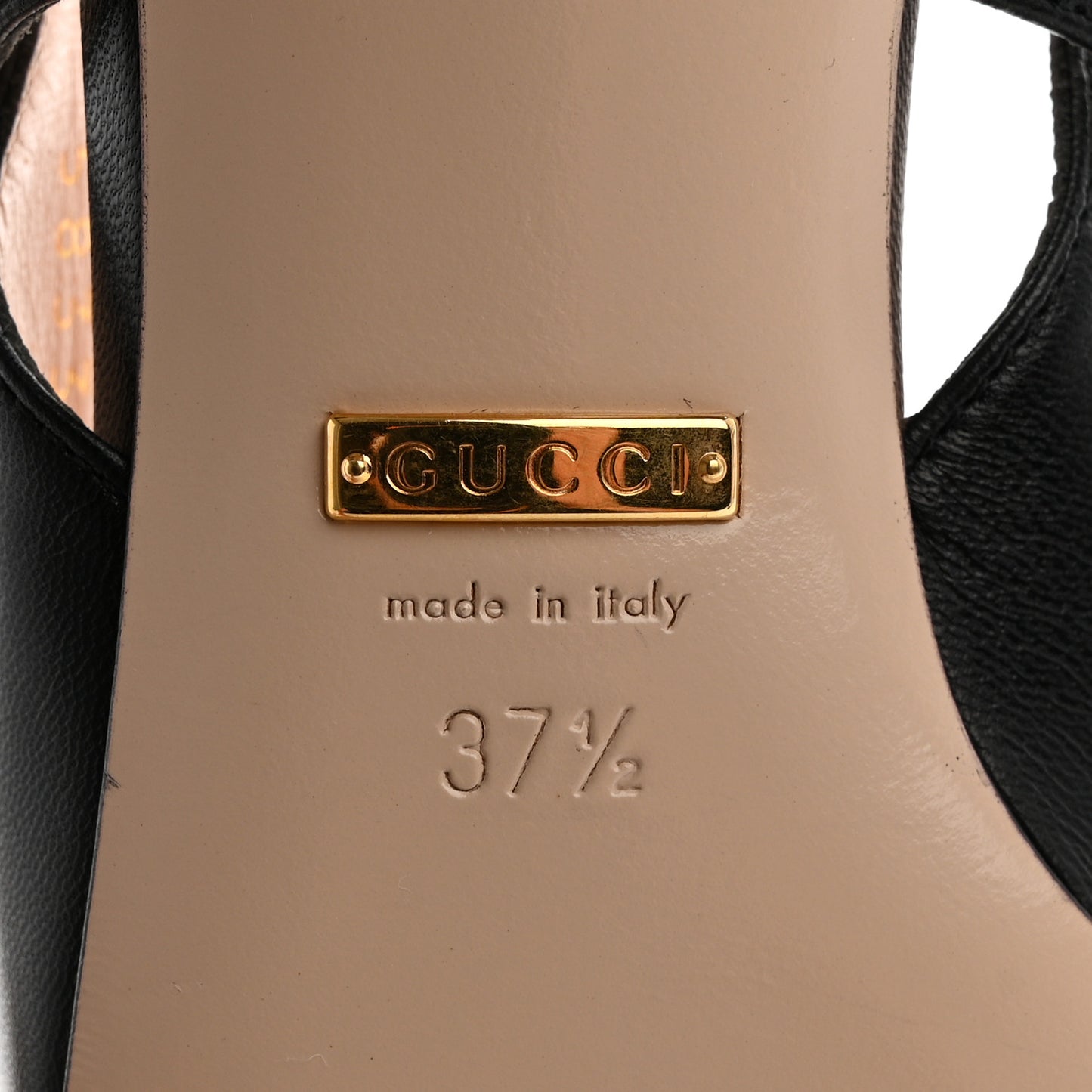 Malaga Kid Zumi Low Heel Slingback Pumps 37.5 Black