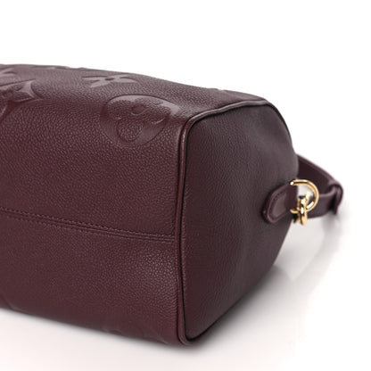 Louis Vuitton Empreinte Monogram Giant Speedy Bandouliere 25 Wine 9 of 9