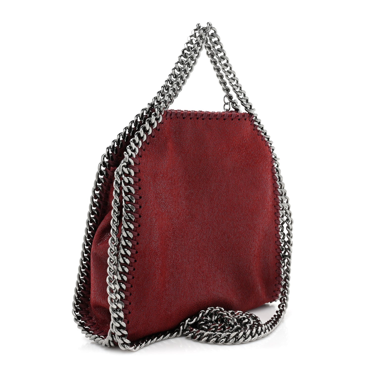 Stella McCartney Shaggy Deer Tiny Falabella Tote Ruby 4 of 9