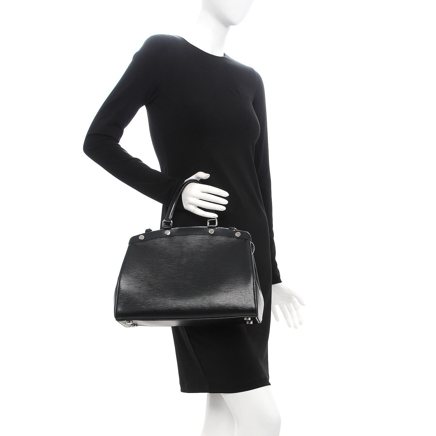 Louis Vuitton Epi Brea MM Black 3 of 8