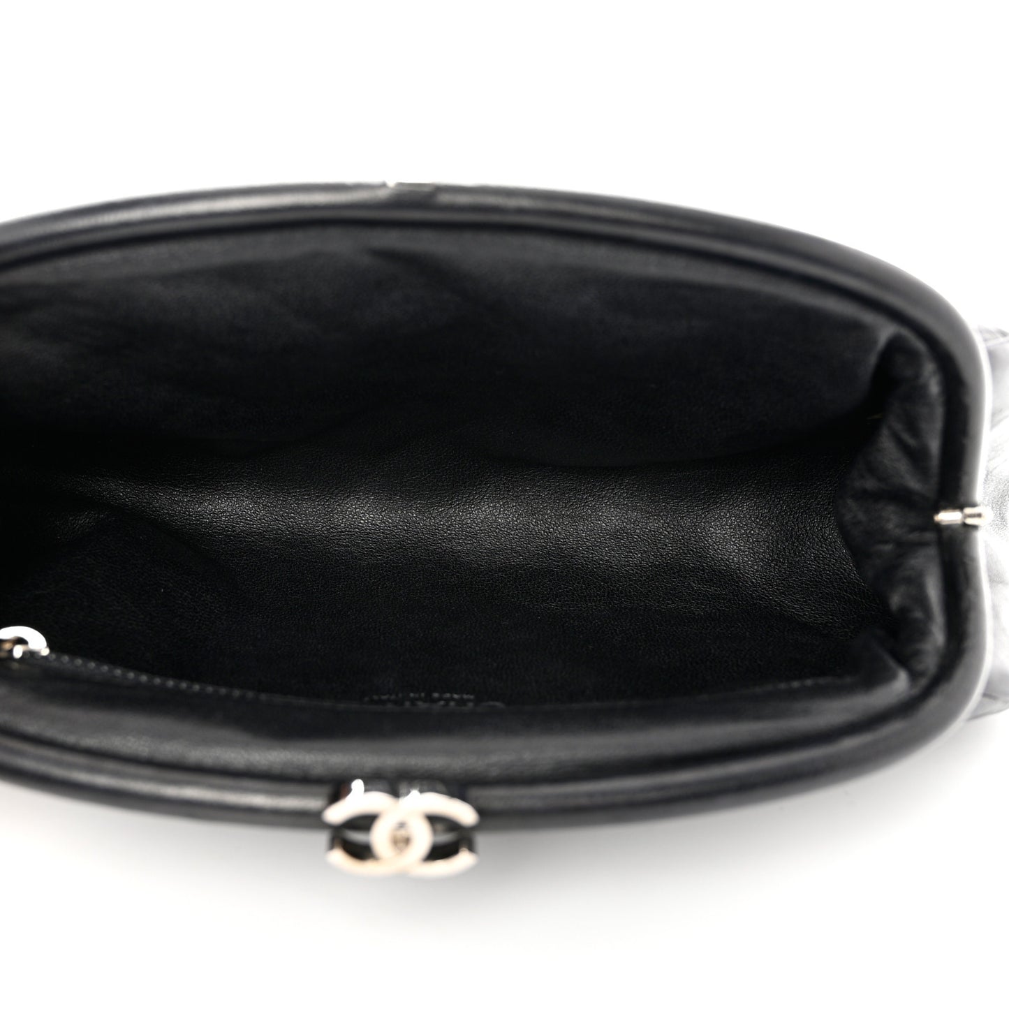Lambskin Quilted Timeless Clutch Black