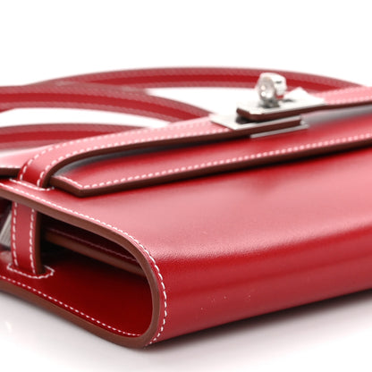 Hermes Box Kelly Wallet To Go Rouge Piment 9 of 13