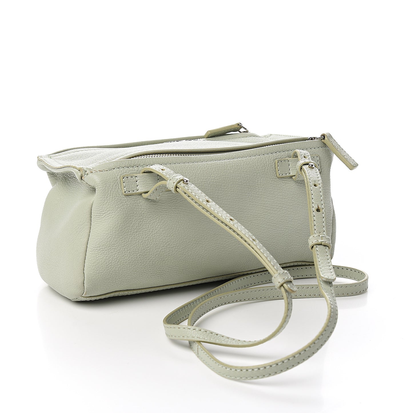 Sugar Goatskin Mini Pandora Aqua Green