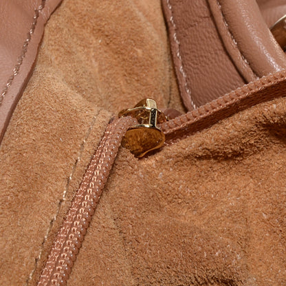 Mulberry Nappa Quilted Medium Alexa Deer Brown 10 of 12
