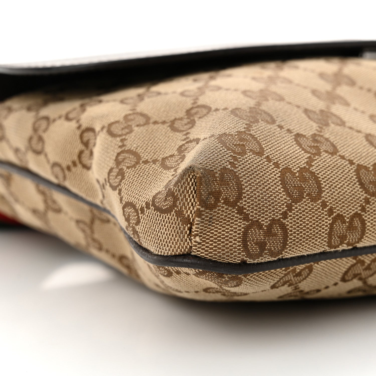 Gucci Monogram Signature Web Small Messenger Brown 9 of 16