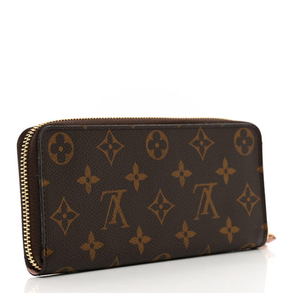 Louis Vuitton Monogram Clemence Wallet Rose Ballerine 3 of 6