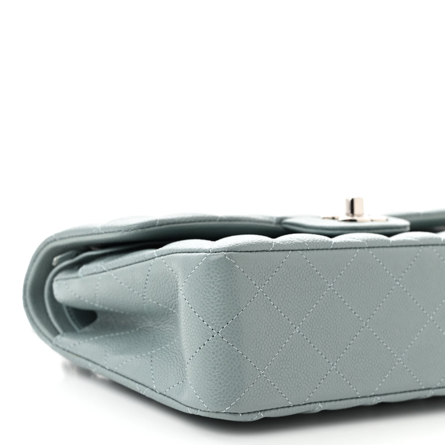 Chanel Caviar Quilted Small Double Flap Blue 9 of 11