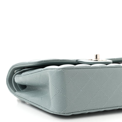 Chanel Caviar Quilted Small Double Flap Blue 9 of 11