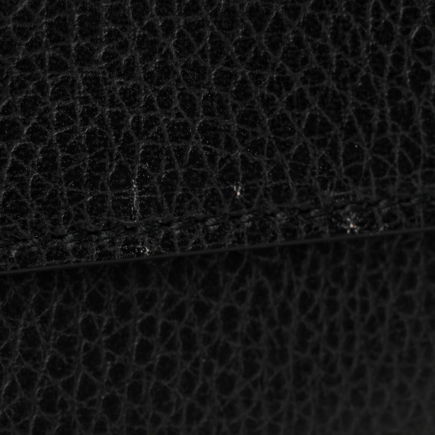 Pebbled Calfskin Small Dionysus Shoulder Bag Black