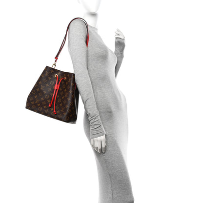 Louis Vuitton Monogram Neonoe MM Coquelicot 2 of 9