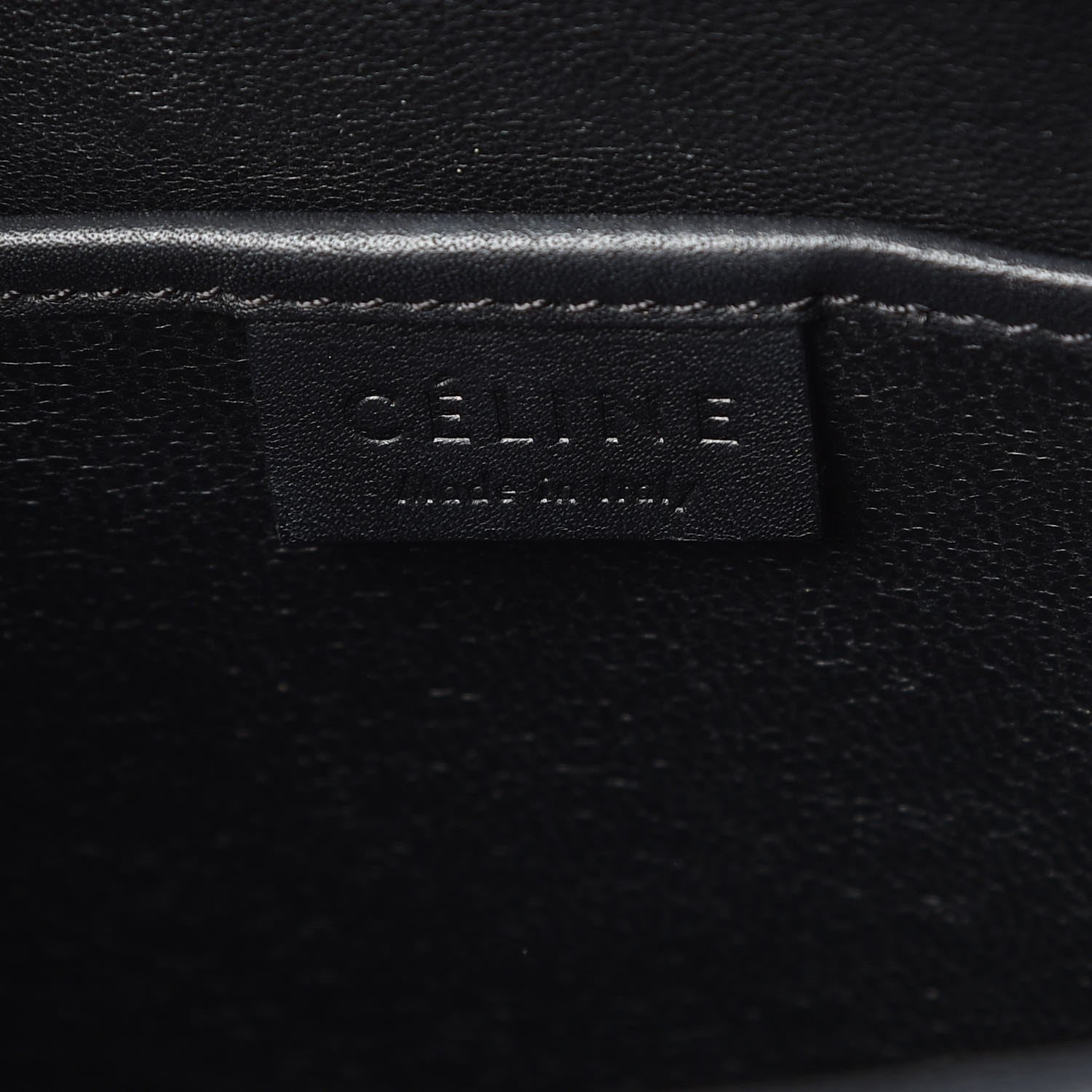Celine Smooth Calfskin Nano Luggage Black 7 of 8