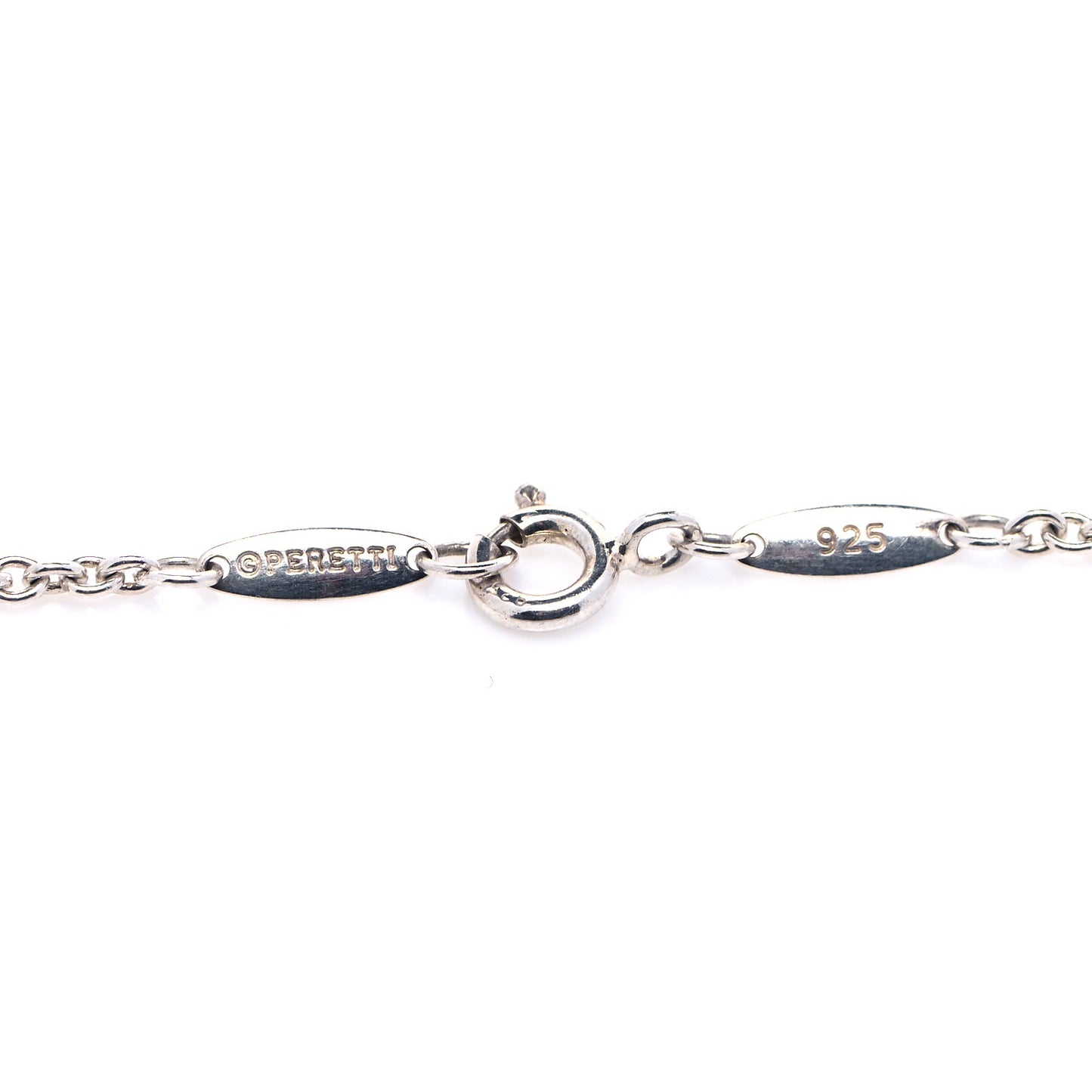 Sterling Silver Elsa Peretti Bottle Pendant Necklace