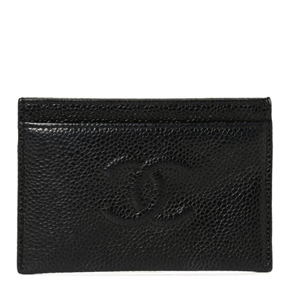 Chanel Caviar Timeless CC Card Holder Black 1 of 8
