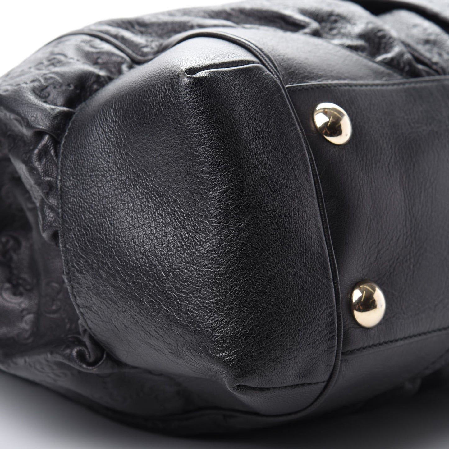Guccissima Full Moon Tote Black