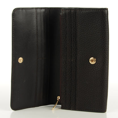 Burberry Grainy Calfskin Penrose Continental Wallet Dark Chocolate 6 of 9