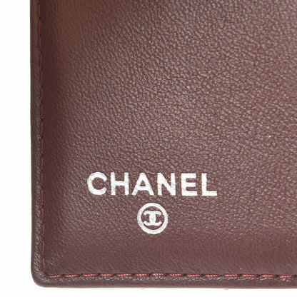 Chanel Lambskin Quilted Compact French Flap Wallet Black 6 of 9