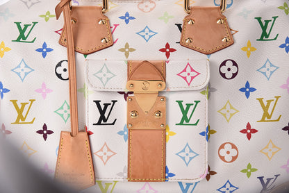 Louis Vuitton Monogram Multicolor Speedy 30 White 11 of 17