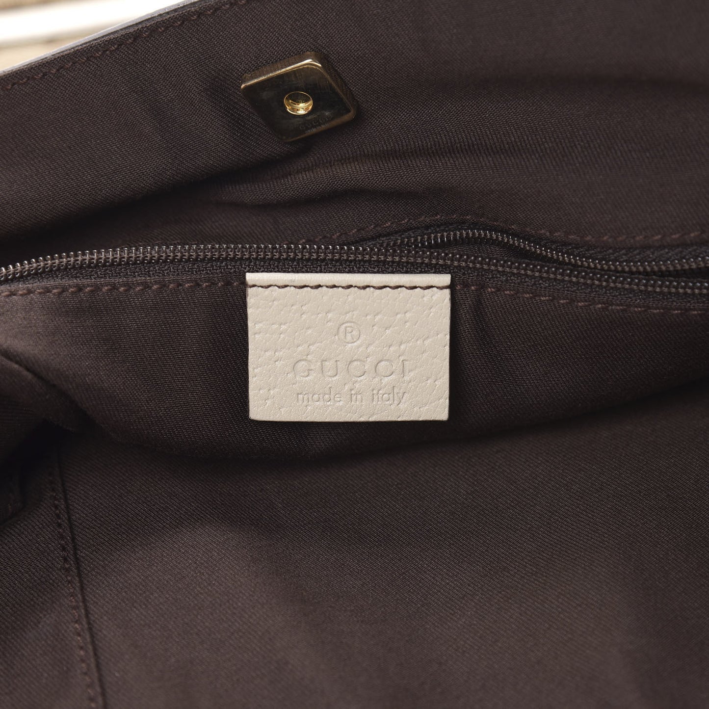 Monogram Large Abbey Tote Off White