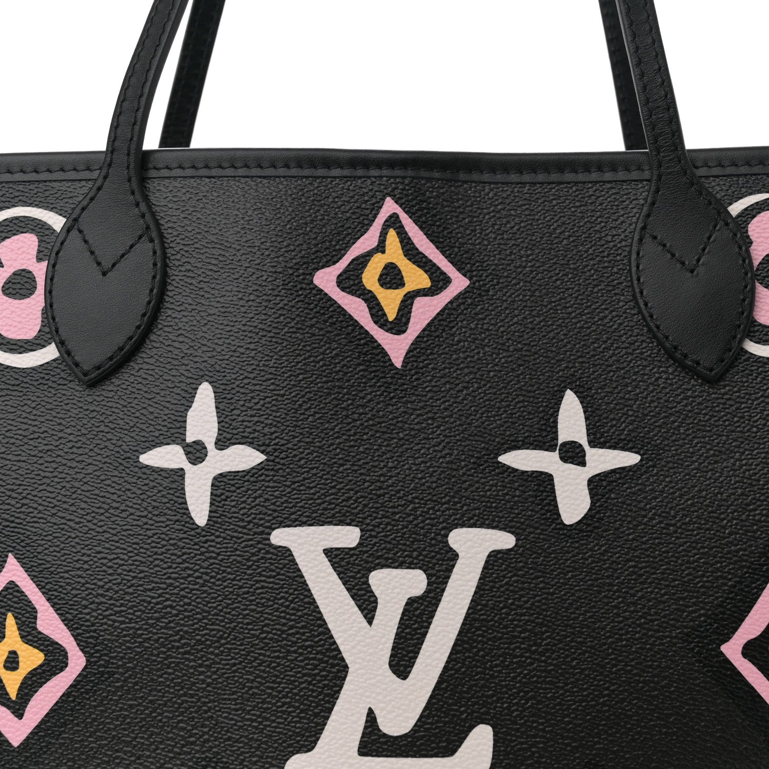 Louis Vuitton Monogram Giant Wild at Heart Neverfull MM Black 7 of 9