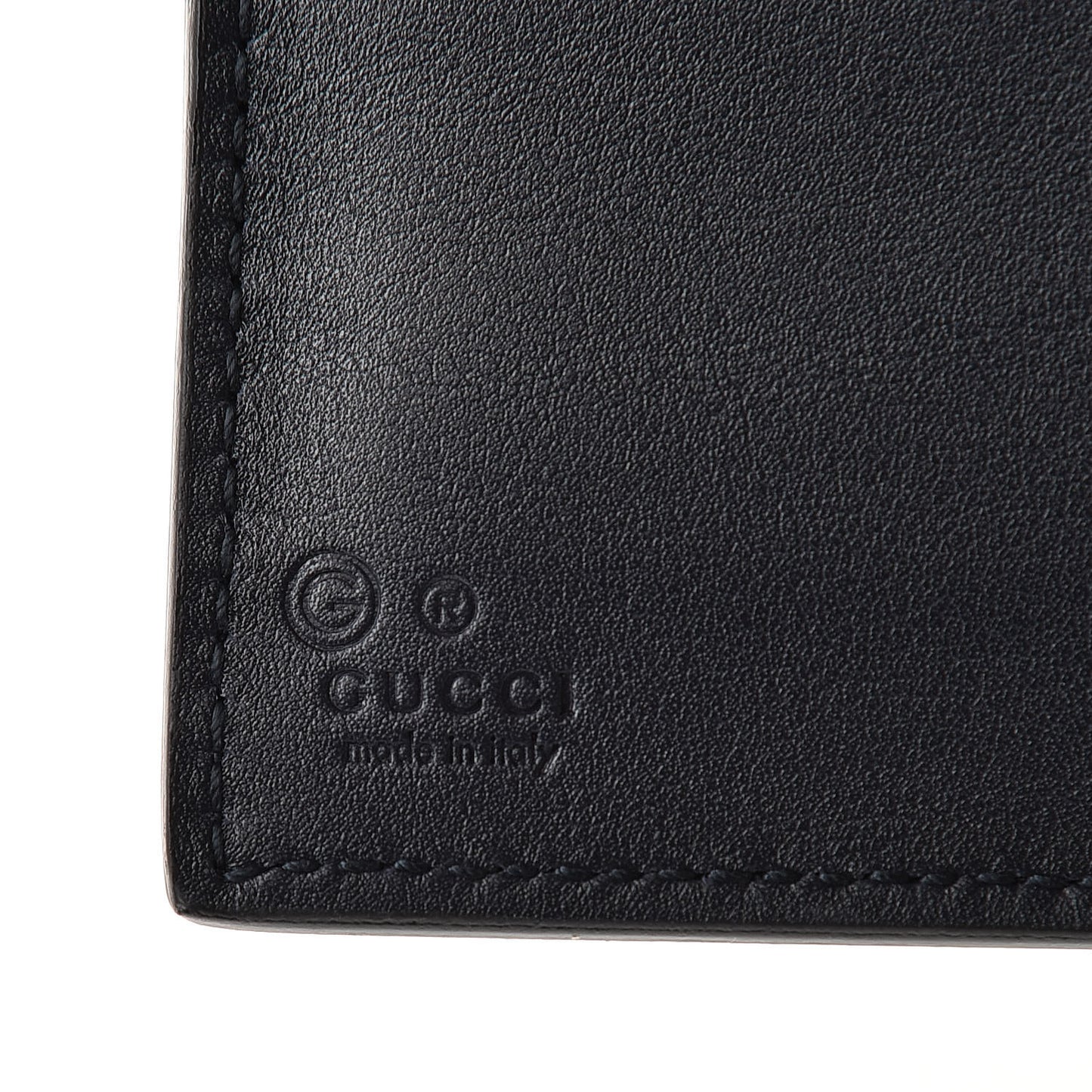 Microguccissima Passport Case Blue