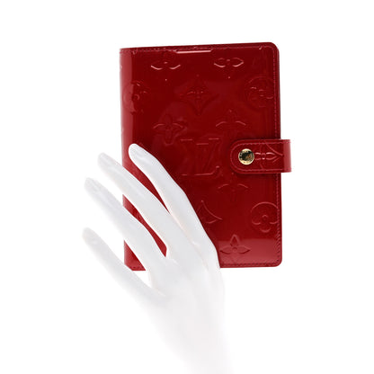 Louis Vuitton Vernis Small Ring Agenda Cover Pomme D'Amour 2 of 6