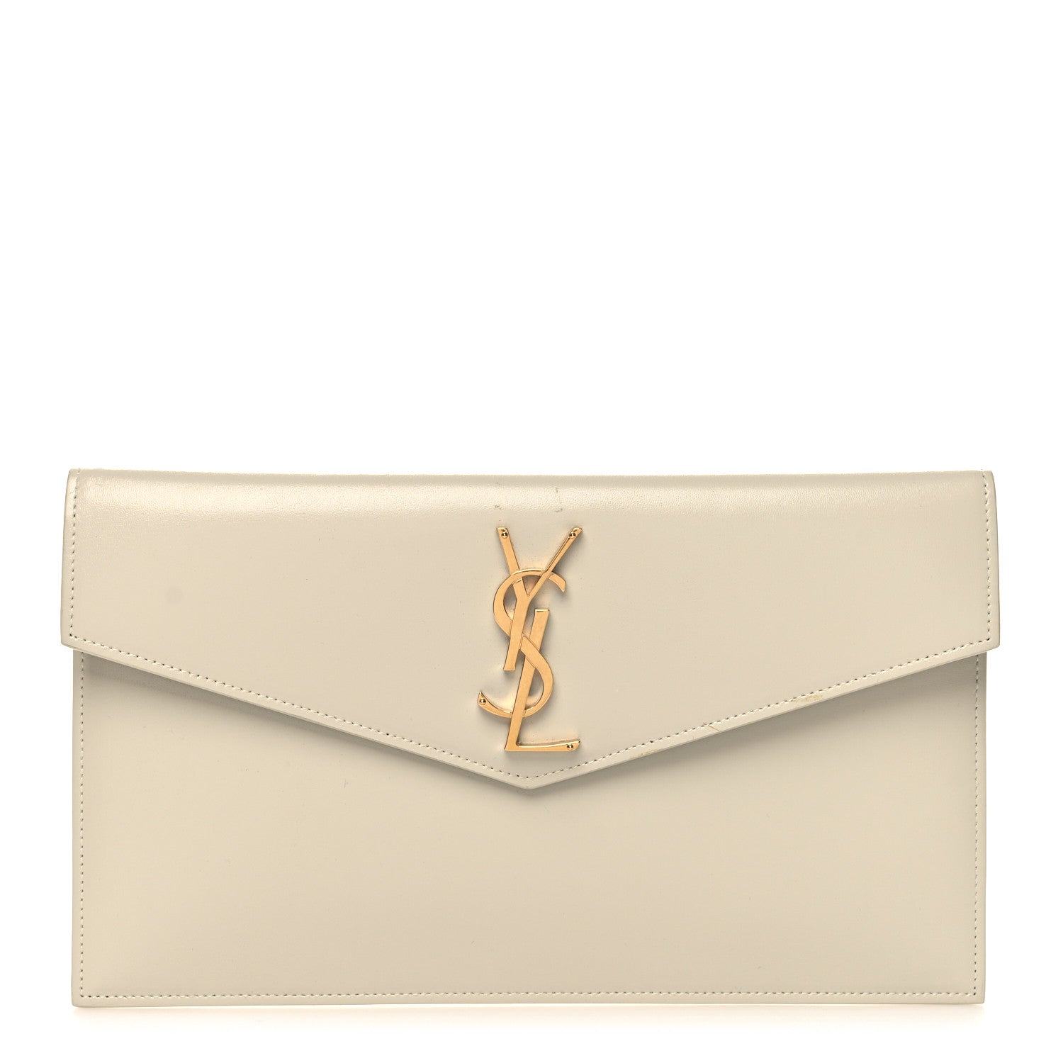 Saint Laurent Grain De Poudre Uptown Pouch Crema Soft 1 of 11