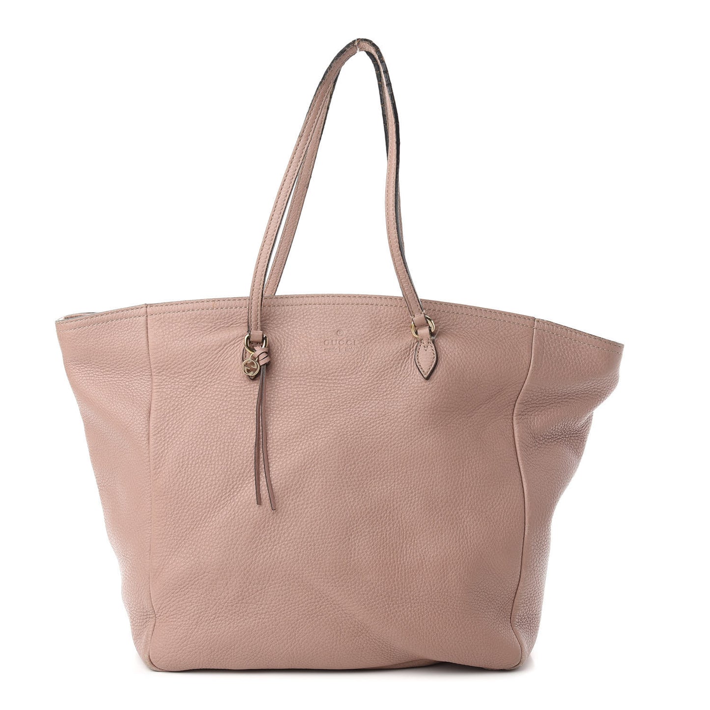 Calfskin Medium Bree Zippered Tote Pink