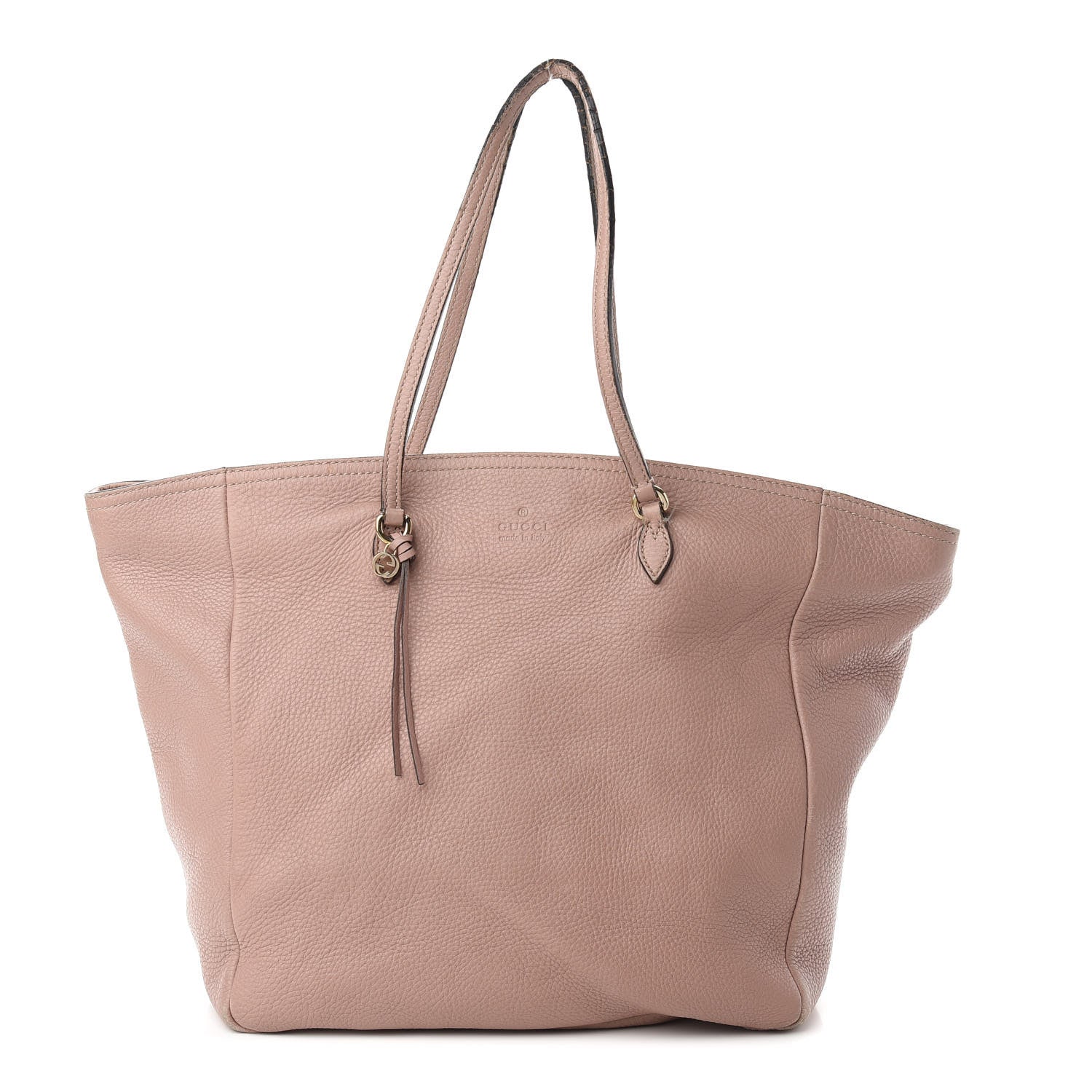 Gucci Calfskin Medium Bree Zippered Tote Pink 1 of 14