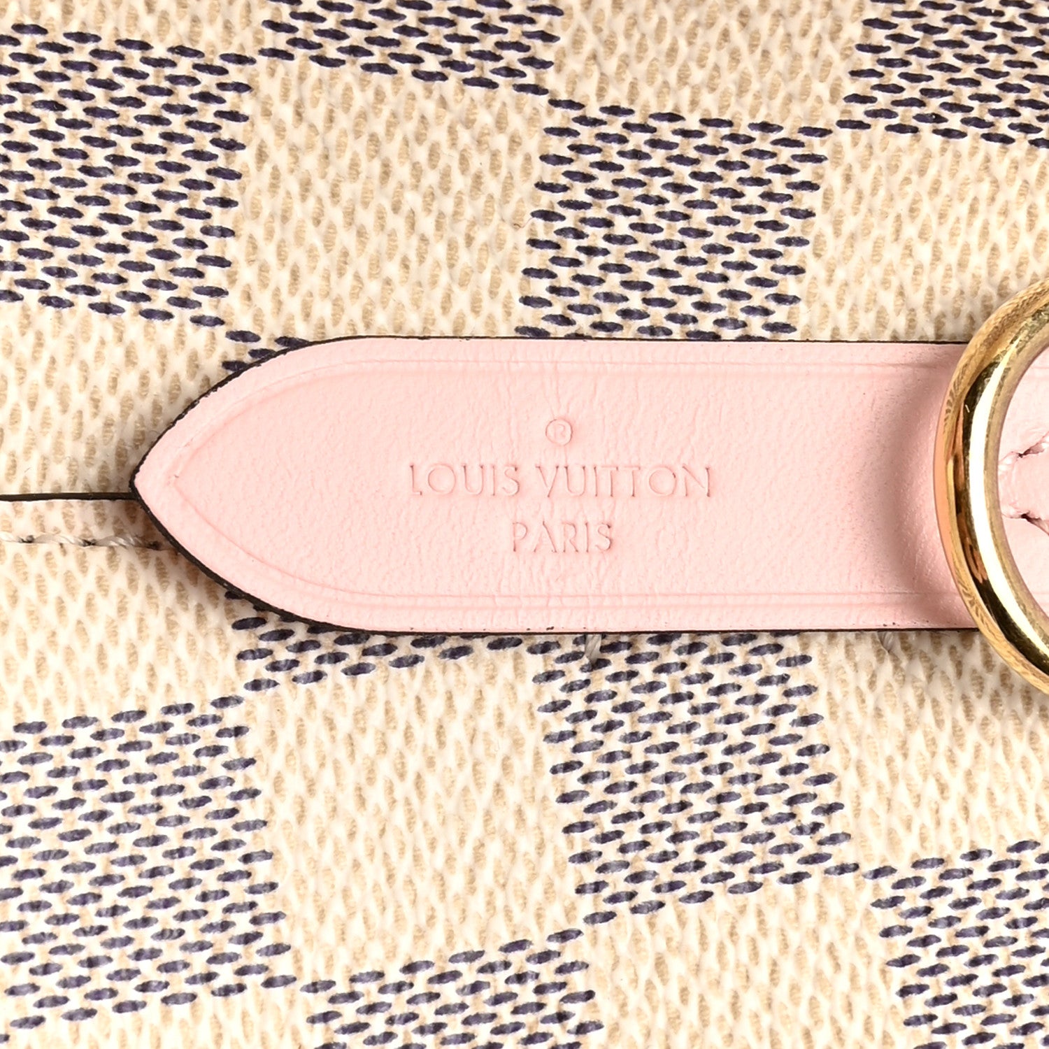 Louis Vuitton Damier Azur Neonoe MM Eau De Rose 6 of 9
