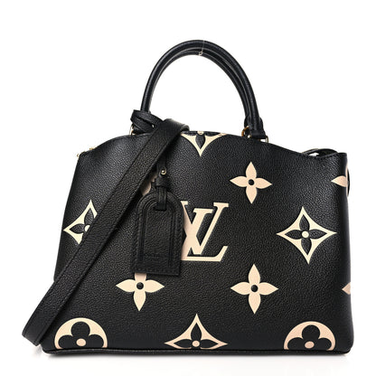 Louis Vuitton Empreinte Monogram Giant Petit Palais Black Beige 1 of 8