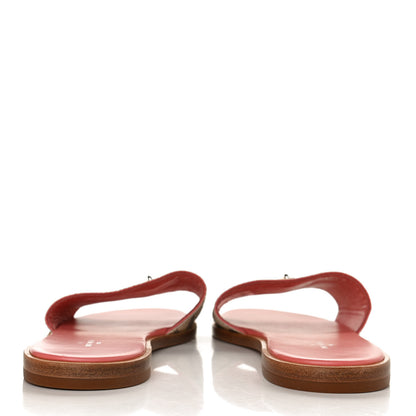 Louis Vuitton Damier Azur Lock It Flat Mule 40 Rose Clair 6 of 10