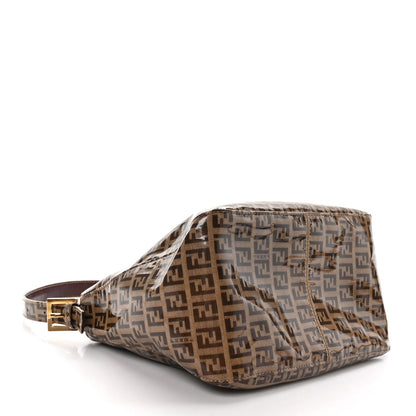 Fendi Vinyl Zucchino Hobo Tobacco 4 of 9