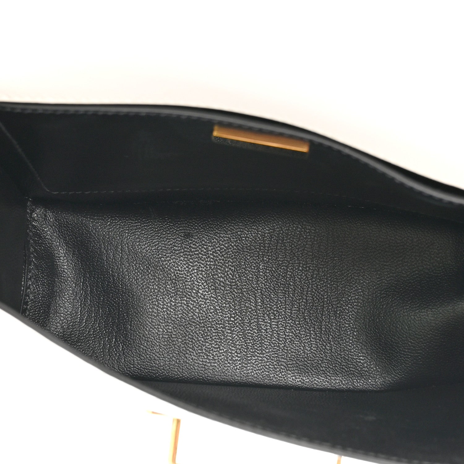 Prada City Calf Saffiano Large Cahier Bag White Black 5 of 10