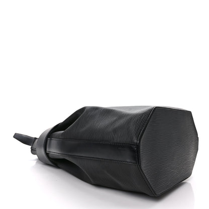Louis Vuitton Epi Sac D'Epaule GM Black 4 of 12