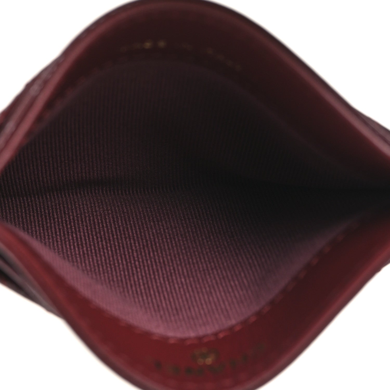 Chanel Caviar Quilted Card Holder Burgundy 5 of 9