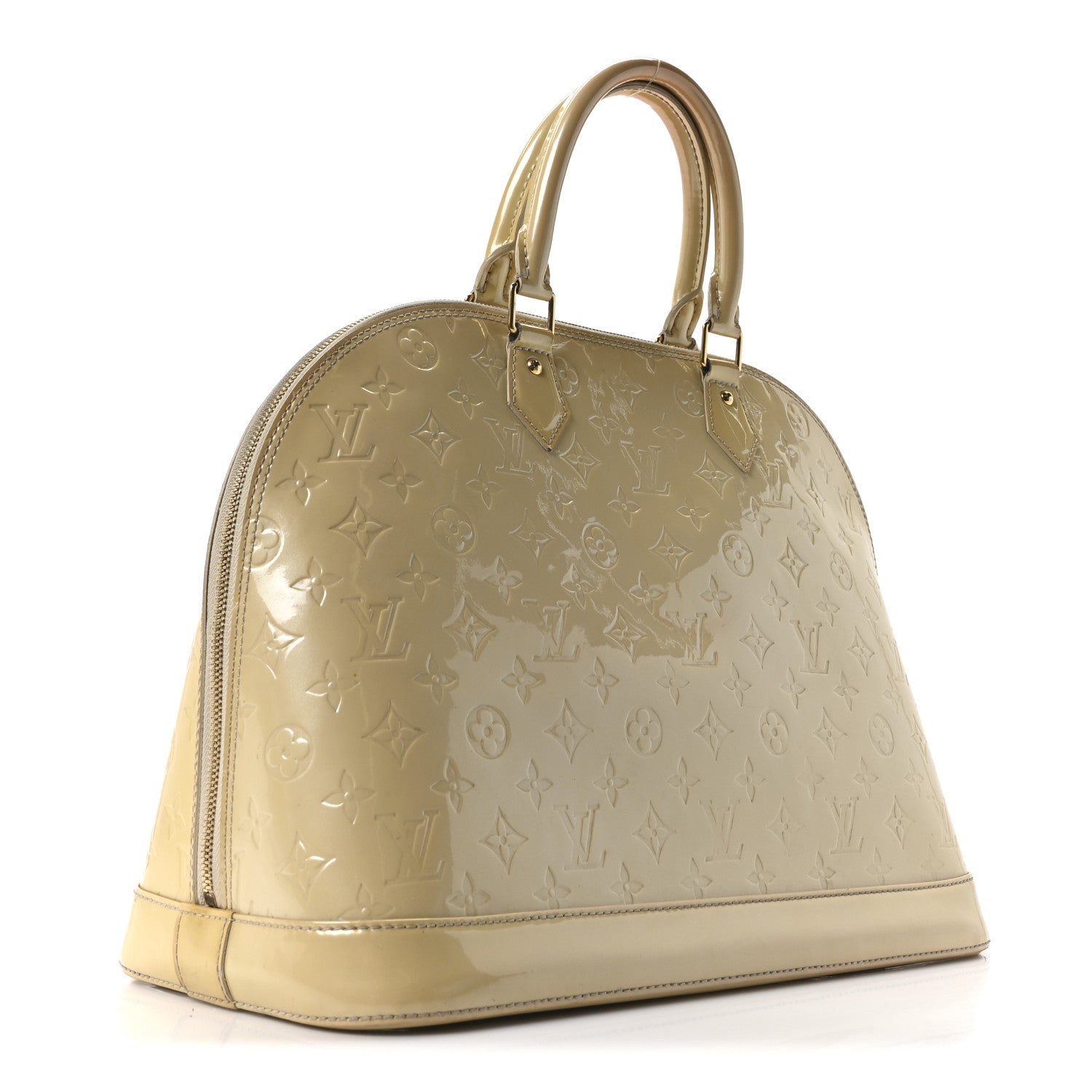 Louis Vuitton Vernis Alma GM Blanc Corail 3 of 9