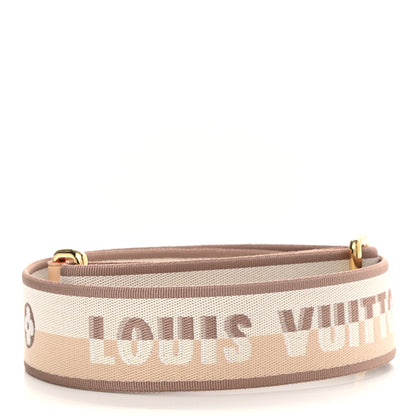 Louis Vuitton Jacquard Speedy Bandouliere 20 Shoulder Strap Beige 2 of 3
