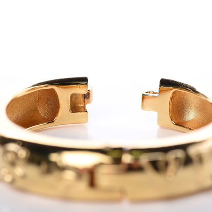 Louis Vuitton Brass Family Bangle Bracelet Gold 10 of 10