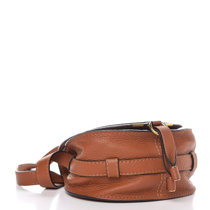 Chloe Calfskin Mini Marcie Round Crossbody Bag Tan 4 of 7