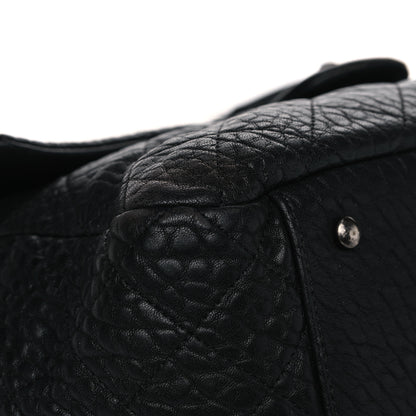 Chanel Crumpled Lambskin Quilted Large Tote Black 8 of 18